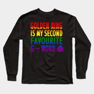 Golden Bell Christmas X-mas Pride Gay Long Sleeve T-Shirt